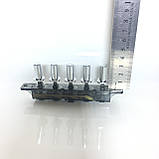 Блок кнопок (механічна панель керування) для кухонної витяжки VENTOLUX ASTIA 60 BK (700) PB, фото 9