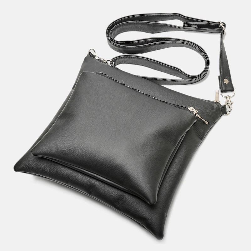 Жіноча сумка з накладною кишенею ND010