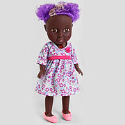 Лялька 33 см, темношкіра, співає пісню англійською, фіолетове волосся, ECX 003-3-1