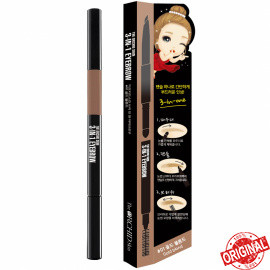 Універсальний засіб для брів 3-в-1 The Orchid Skin 3 in 1 Eyebrow Gold Blond олівець+тіні+пензлик