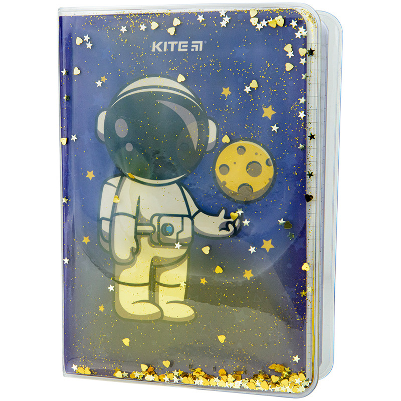 Блокнот силіконова обл., А6, 80 л., кл., Spaceman