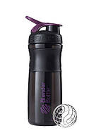 Шейкер спортивний (пляшка) BlenderBottle SportMixer 28oz/820ml Black/Plum (Original) "Kg"