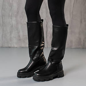 Чоботи жіночі Fashion Sirena 3801 37 розмір 24 см Чорний ID 4432115