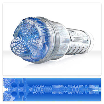 Мастурбатор Fleshlight Turbo Core Blue Ice, Oral Sex (глибоке горло), фото 2