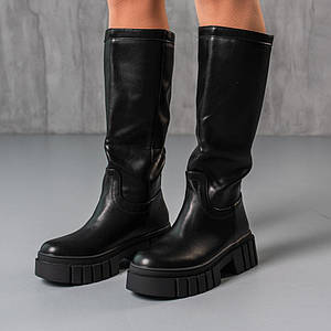 Чоботи жіночі Fashion Alvira 3867 36 розмір 23,5 см Чорний ID 4432509