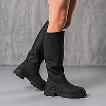 Чоботи жіночі Fashion Zinnia 3869 39 розмір 25 см Чорний ID 4432523, фото 6