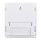 Термометр гігрометр із годинником і будильником HTC-1, з доставкою по Києві й Україні, фото 3