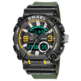 Чоловічий тактичний годинник Smael 8052 Army Green