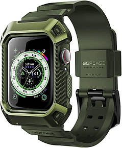 Чохол і ремінець SUPCASE UB Pro для Apple Watch 45/44 Series 9/8/76/SE/5/4 — Dark Green
