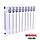 Радіатор для опалення секційний біметалічний DJOUL 350/80 Батарея біметал, фото 2