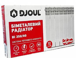 Радіатор для опалення секційний біметалічний DJOUL 350/80 Батарея біметал