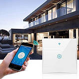 Смарт-вимикач світла для розумного дому ks-601 Wi-Fi односторонній, фото 10