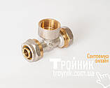 Трійник обжим 20*3/4"В*20 економ, фото 2