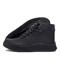 Чоловічі зимові шкіряні черевики Yurgen Black Style