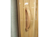 Двері гармошка під розміри 80,70,60. Міжкімнатні двері гармошка з ПВХ, Сосна медова, фото 4