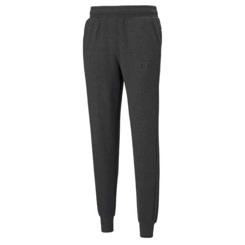 Штани спортивні Puma Essentials Logo 586716 07 (темно-сірі, чоловічі, вільні, бренд пума)