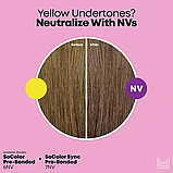 6NV (темний блонд нейтральний фіолетовий) Стійка крем-фарба для волосся Matrix SoColor Pre-Bonded,90ml, фото 5