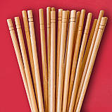 Палички бамбукові для суші 100 шт 21см, фото 2