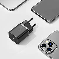 Мережевий зарядний пристрій BASEUS Super Si Quick Charger Type-C, QC/PD, 3A, 20W, фото 9