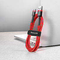 Кабель Baseus Cafule Micro USB 2.4A (1m), фото 7