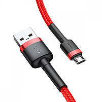 Кабель Baseus Cafule Micro USB 2.4A (1m), фото 9