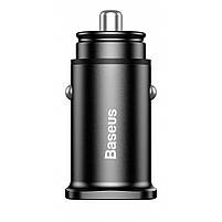 Автомобільний Зарядний Пристрій Baseus Square Metal QC 3.0 30 W 2 USB, фото 7