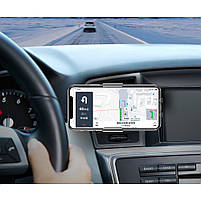 Автотримач з бездротовою зарядкою Baseus Smart Vehicle Bracket, фото 4