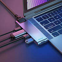 USB-Хаб Baseus Thunderbolt C 7-in-1, фото 5