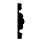 Молдинг стіновий (5,4х1,1)см, довжина 2м, фото 3