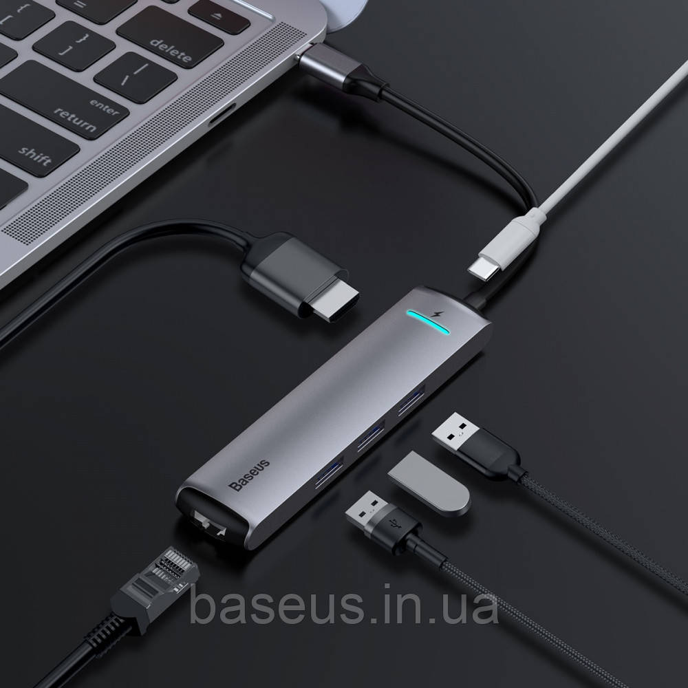 USB-Хаб Baseus Mechanical Eye 6-in-1