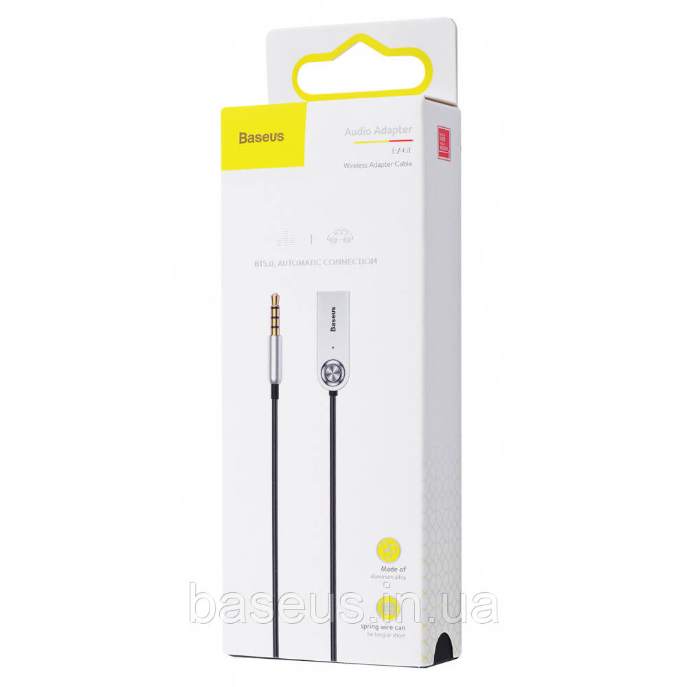 Bluetooth-адаптер aux Baseus USB Bluetooth 5.0 BA01 передавач Black (CABA01-01)