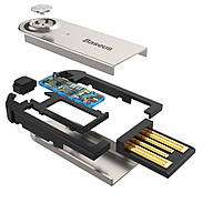 Bluetooth-адаптер aux Baseus USB Bluetooth 5.0 BA01 передавач Black (CABA01-01), фото 6