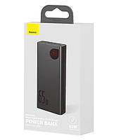 Повербанк для ноутбука Baseus metal adaman 65 w 20000 mAh QC PD, black, фото 6