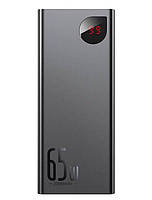 Повербанк для ноутбука Baseus metal adaman 65 w 20000 mAh QC PD, black, фото 5