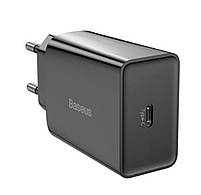 Мережевий зарядний пристрій BASEUS Speed Mini Quick Charger 1C 20W Black (CCFS-SN01), фото 3