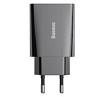 Мережевий зарядний пристрій BASEUS Speed Mini Quick Charger 1C 20W Black (CCFS-SN01), фото 5