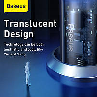 Адаптер автомобильний Baseus Particular Digital Display QC+PPS Dual Quick Charger 1USB/1Type-C, 5A/65W, QC/PD, фото 10