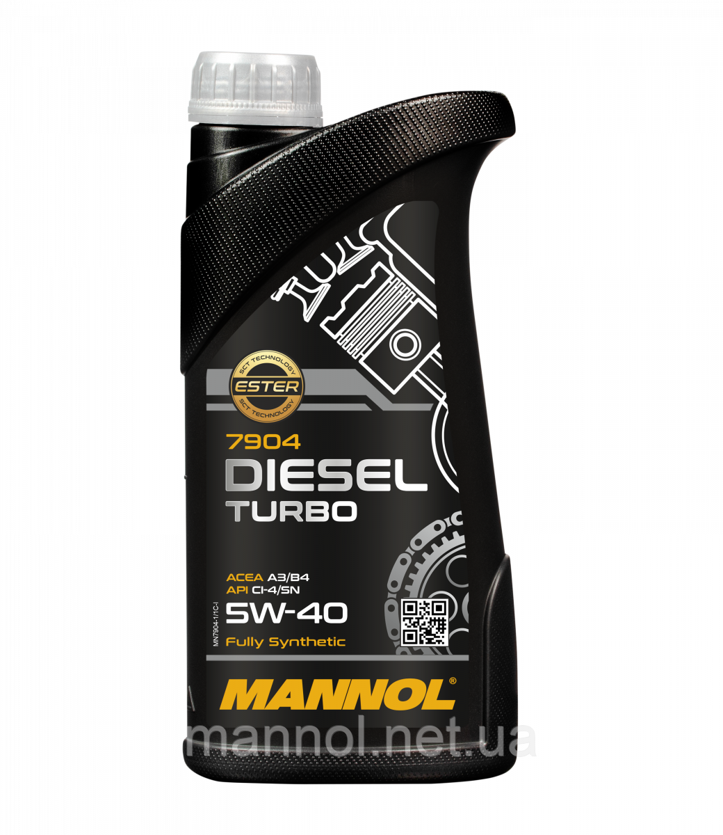 Моторна олива Mannol Diesel Turbo 5w40 1 л