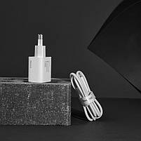Мережевий зарядний пристрій Baseus Super Silicone PD Charger 20W (1Type-C) + With Cable Type-C to Lightning, фото 9