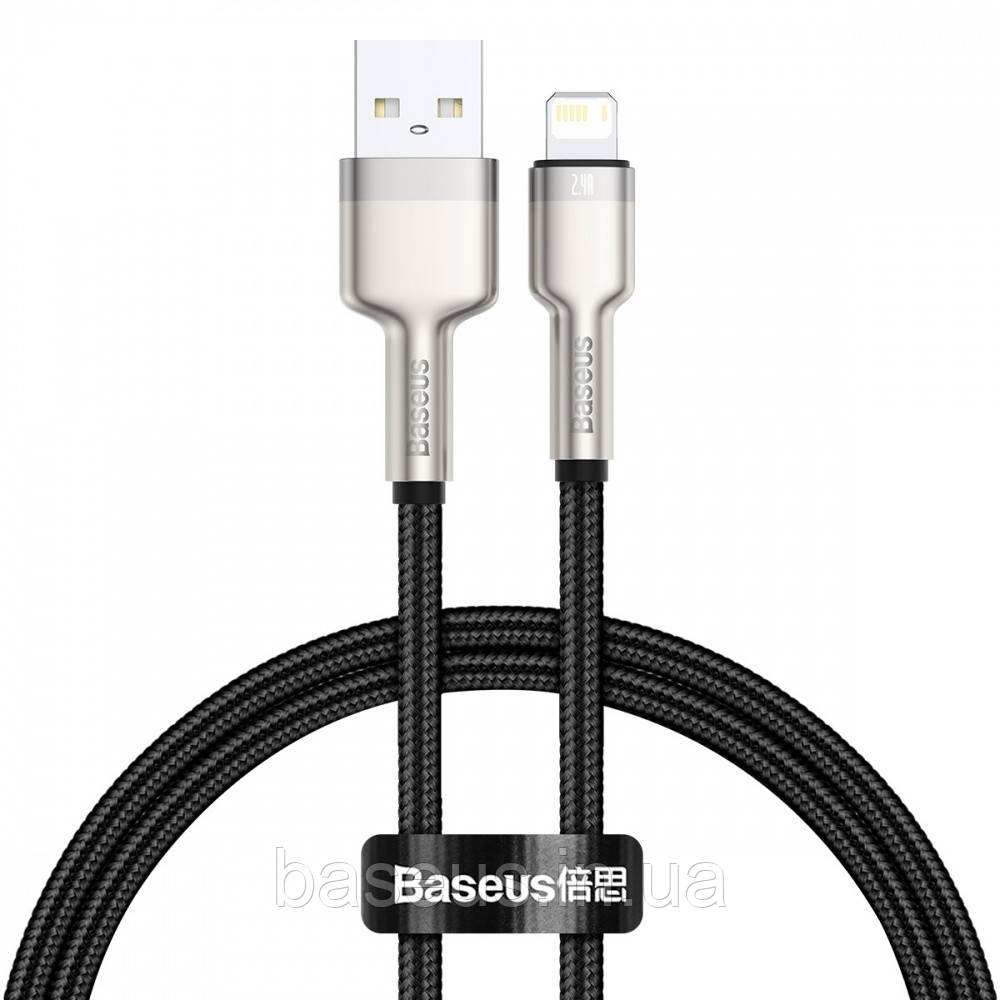 Кабель Baseus Cafule Metal Lightning 2.4A (2m)