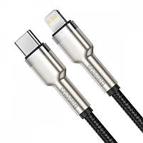Кабель Baseus Cafule Metal Type-C to Lightning PD 20W (2m), фото 9