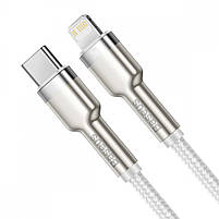 Кабель Baseus Cafule Metal Type-C to Lightning PD 20W (1m), фото 7