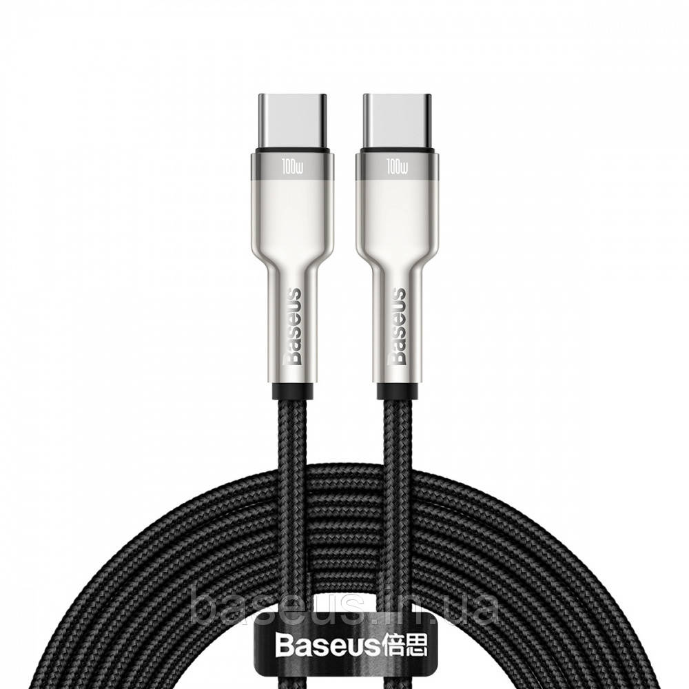 Кабель Baseus Cafule Metal Type-C to Type-C 100W (2m)