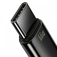 Кабель Baseus Tungsten Gold Fast Charging Type-C 66W (1m), фото 10