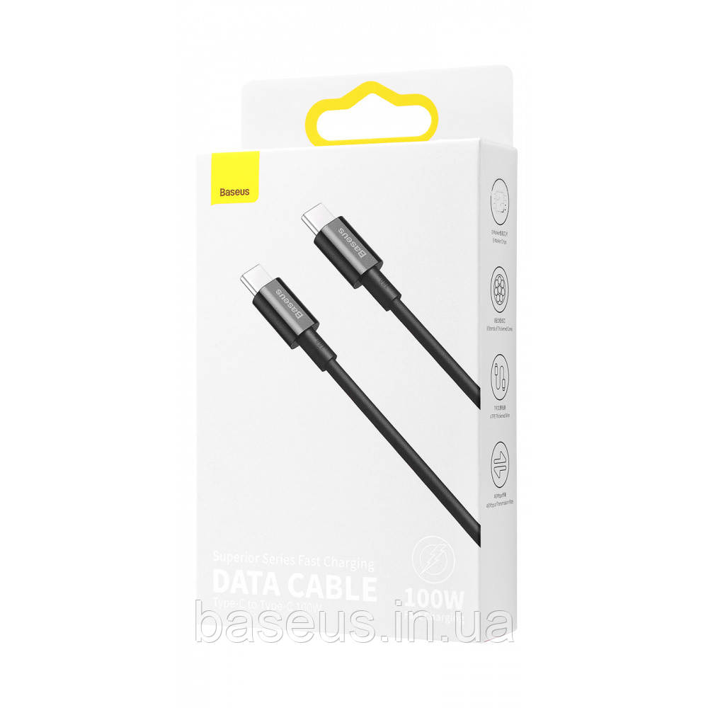 Кабель Baseus Superior Series Fast Charging Type-C to Type-C PD 100W (1m)