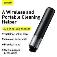 Портативный пилесос Baseus A3 Car Vacuum Cleaner (15000pa)  Dark Grey