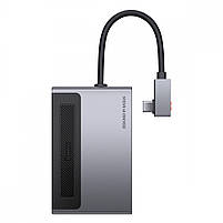USB-Хаб Baseus Magic Multifunctional Type-C with a Retractable Clip Standard Edition, фото 4