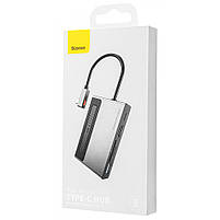 USB-Хаб Baseus Magic Multifunctional Type-C with a Retractable Clip Standard Edition, фото 5