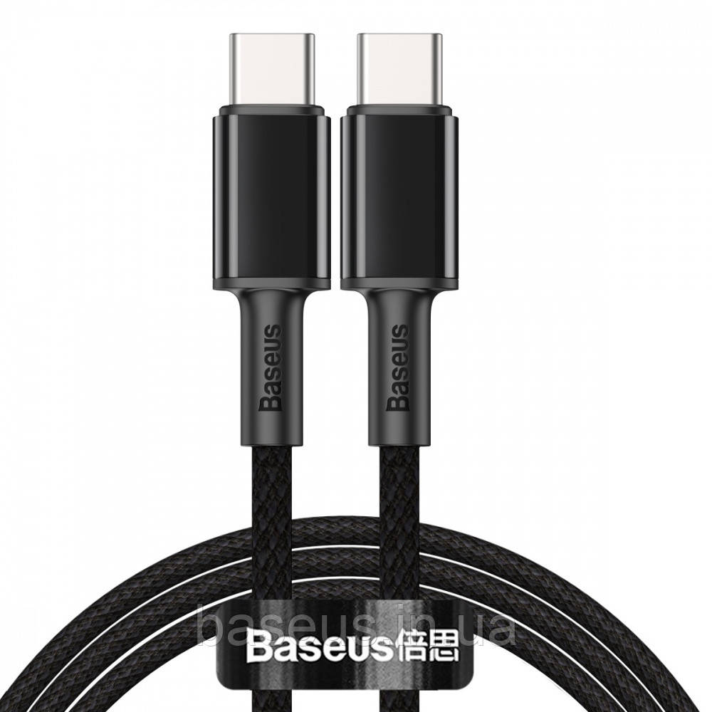 Кабель Baseus High Density Braided Fast Charging Data Type-C to Type-C 100W (1m)