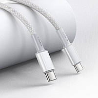 Кабель Baseus High Density Braided Fast Charging Data Type-C to Type-C 100W (1m), фото 5